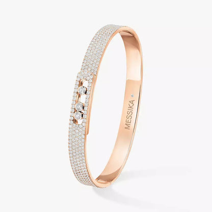 [Polaidi Jewelry]Move Noa Full Pav¨¦ Diamond Bangle Bracelet