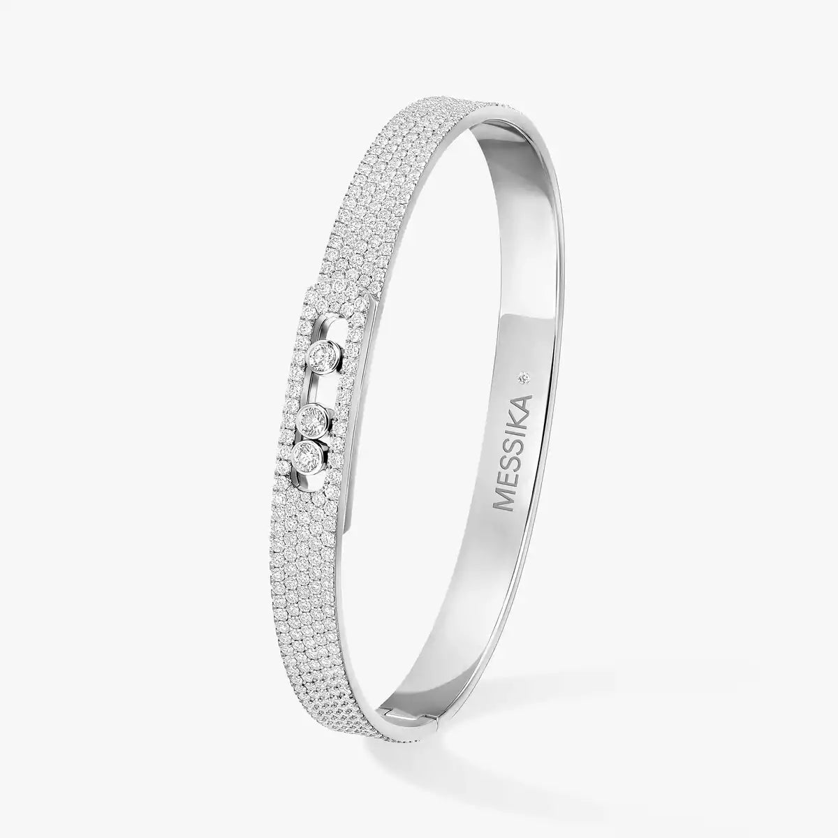 [Polaidi Jewelry]Move Noa Full Pavé Diamond Bangle Bracelet