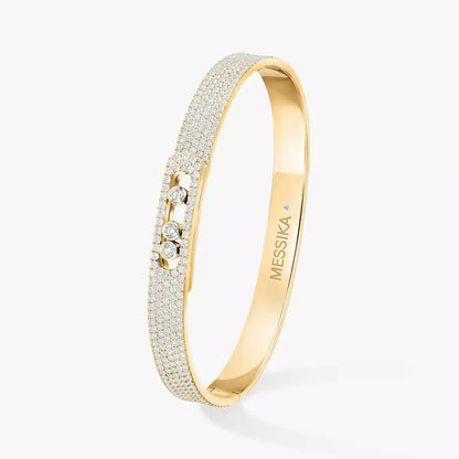 [Polaidi Jewelry]Move Noa Full Pav¨¦ Diamond Bangle Bracelet