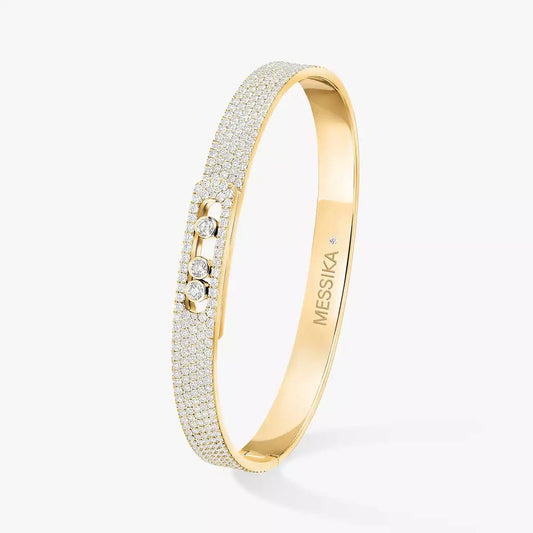 [Polaidi Jewelry]Move Noa Full Pav¨¦ Diamond Bangle Bracelet