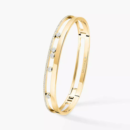 [Polaidi Jewelry]Move Romane Diamond Bangle Bracelet