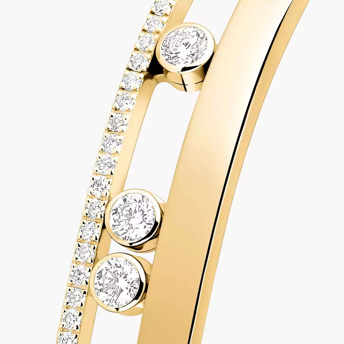 [Polaidi Jewelry]Move Romane Diamond Bangle Bracelet