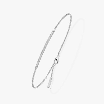 [Polaidi Jewelry]Diamond Thin Bangle 0.15ct My Twin Toi & Moi