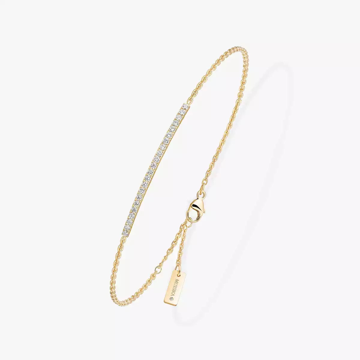[Polaidi Jewelry]Diamond Thin Bangle 0.15ct My Twin Toi & Moi
