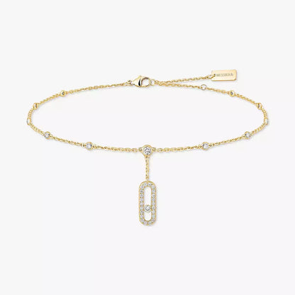 [Polaidi Jewelry] Move Uno pav¨¦ ankle bracelet