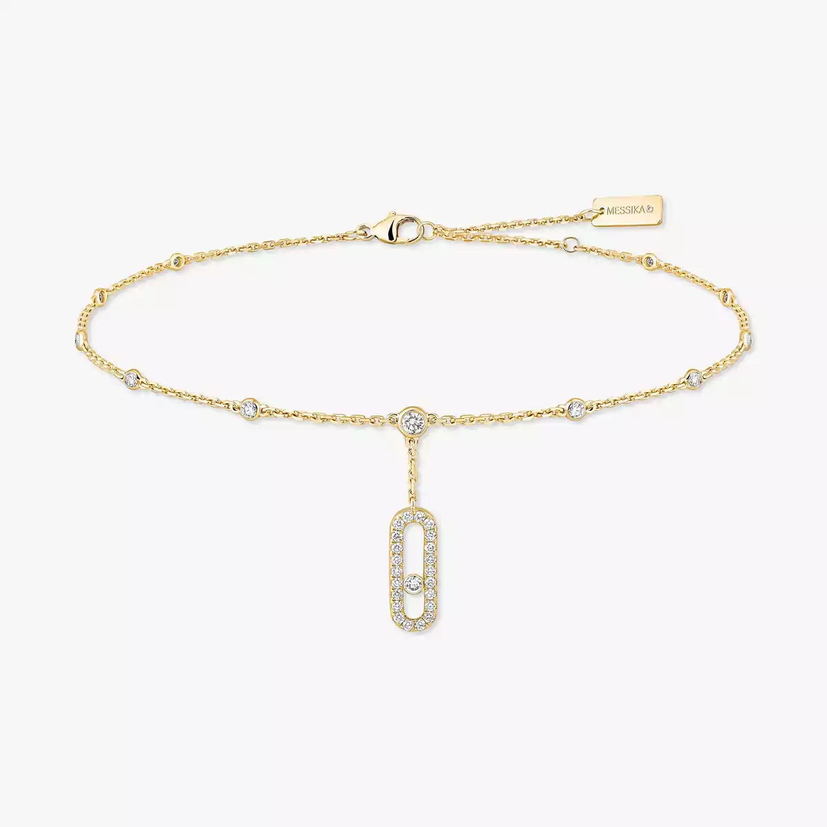[Polaidi Jewelry] Move Uno pavé ankle bracelet