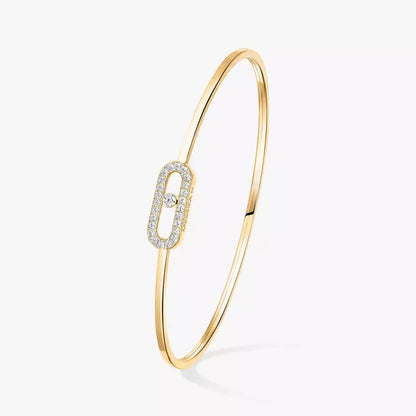 [Polaidi Jewelry]Move Uno pavé flex bangle medium
