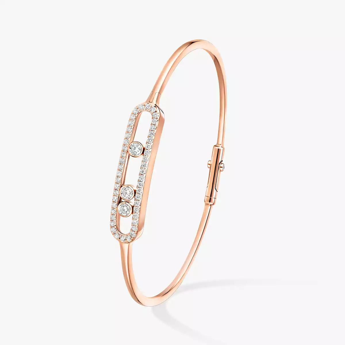 [Polaidi Jewelry]Move Pav¨¦ Diamond Bangle Bracelet M