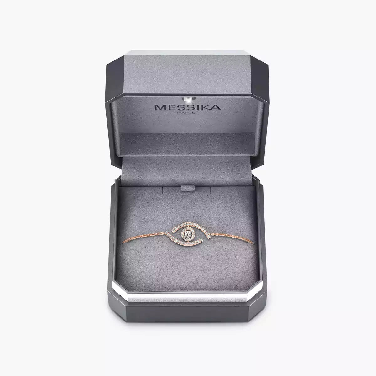 [Polaidi Jewelry]Lucky Eye Pave-Set Diamond Bracelet