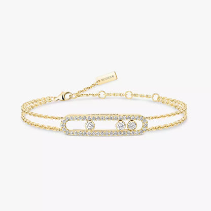 [Polaidi Jewelry] Move Classique pavé bracelet