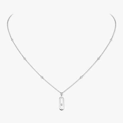 [Polaidi Jewelry] Move Uno Gold Diamond Long Necklace