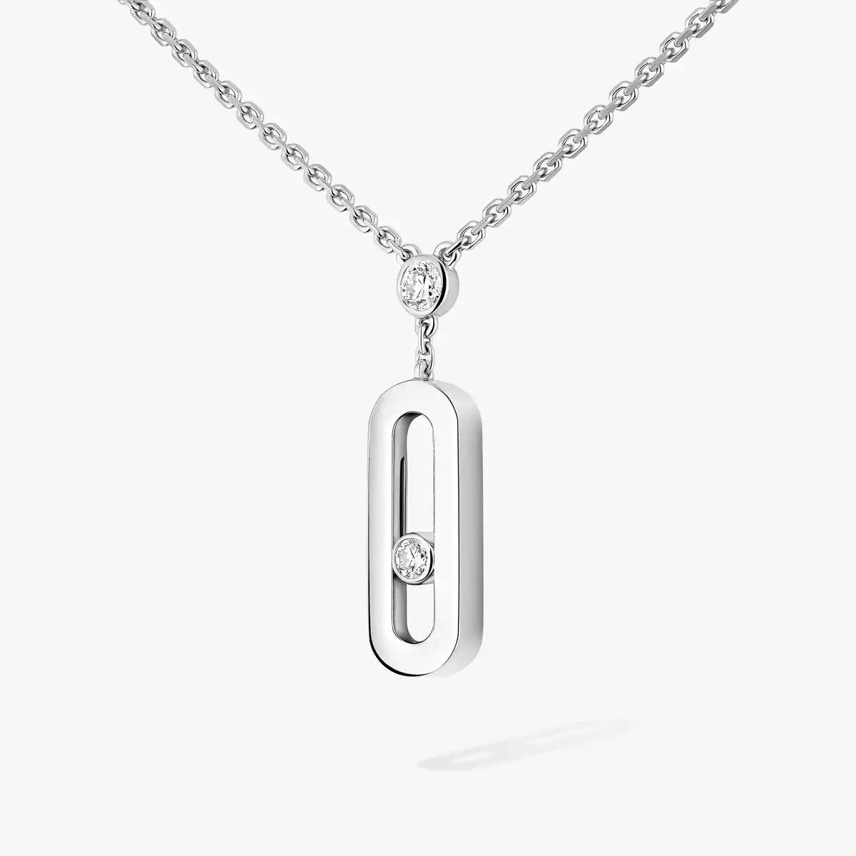 [Polaidi Jewelry] Move Uno Gold Diamond Long Necklace