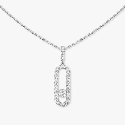 [Polaidi Jewelry]Move Uno Diamond Necklace in Rose Gold