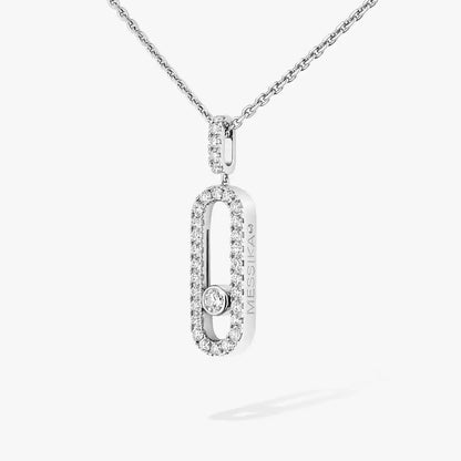 [Polaidi Jewelry]Move Uno Diamond Necklace in Rose Gold