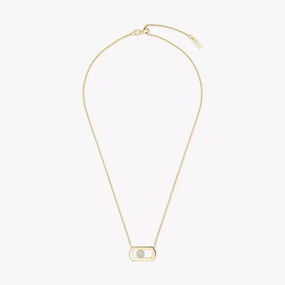 [Polaidi Jewelry]So Move Diamond Necklace in Gold