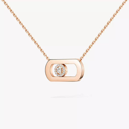 [Polaidi Jewelry]So Move Diamond Necklace in Gold