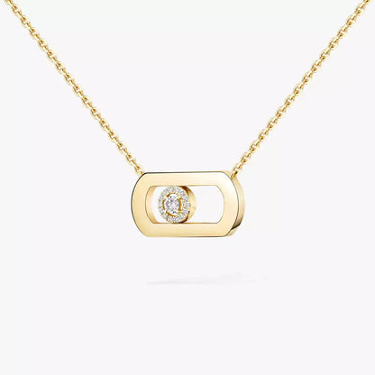 [Polaidi Jewelry]So Move Diamond Necklace in Gold