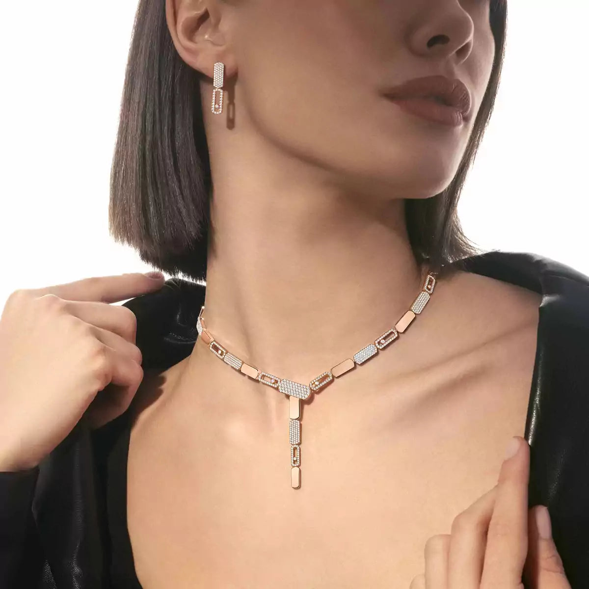 [Polaidi Jewelry]Imperial Move SM Diamond Earrings