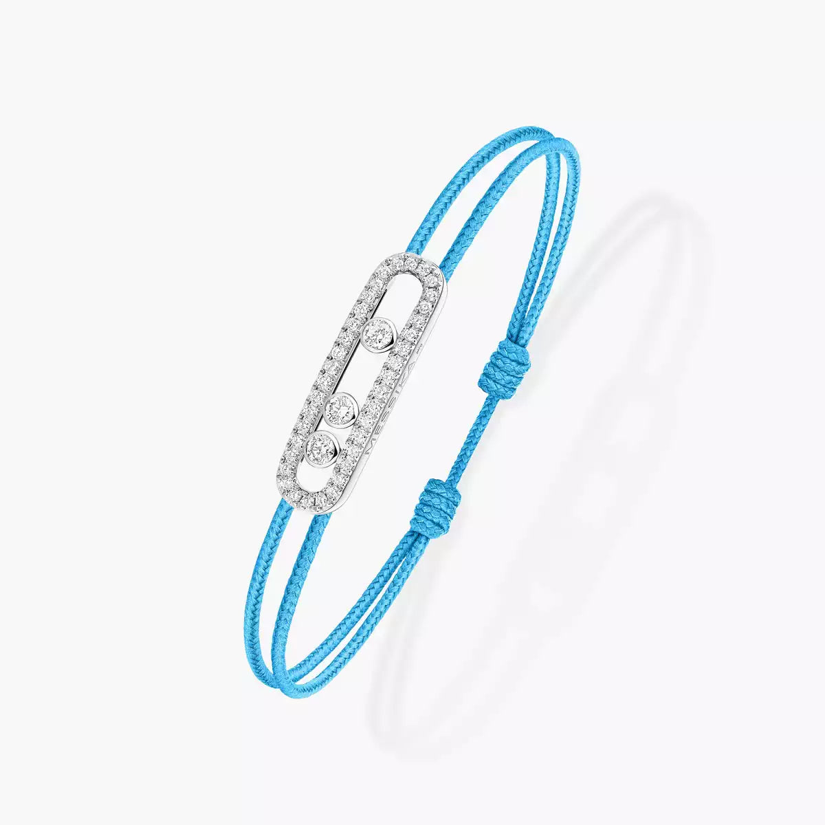 [Polaidi Jewelry]Messika Care(s) pink cord pav¨¦ bracelet