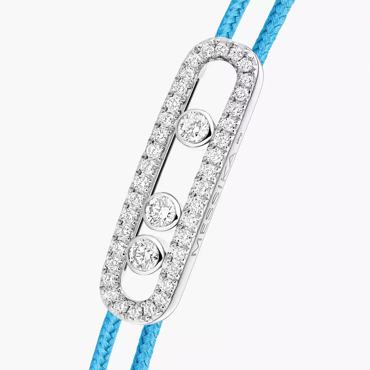 [Polaidi Jewelry]Messika Care(s) pink cord pav¨¦ bracelet