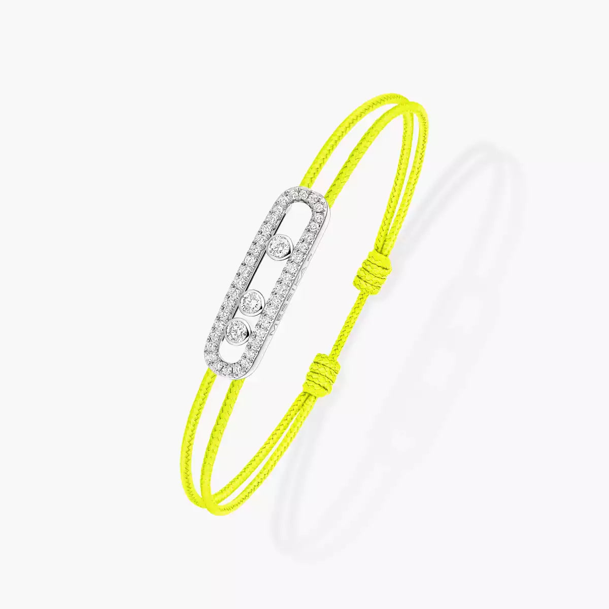 [Polaidi Jewelry]Messika Care(s) pink cord pav¨¦ bracelet