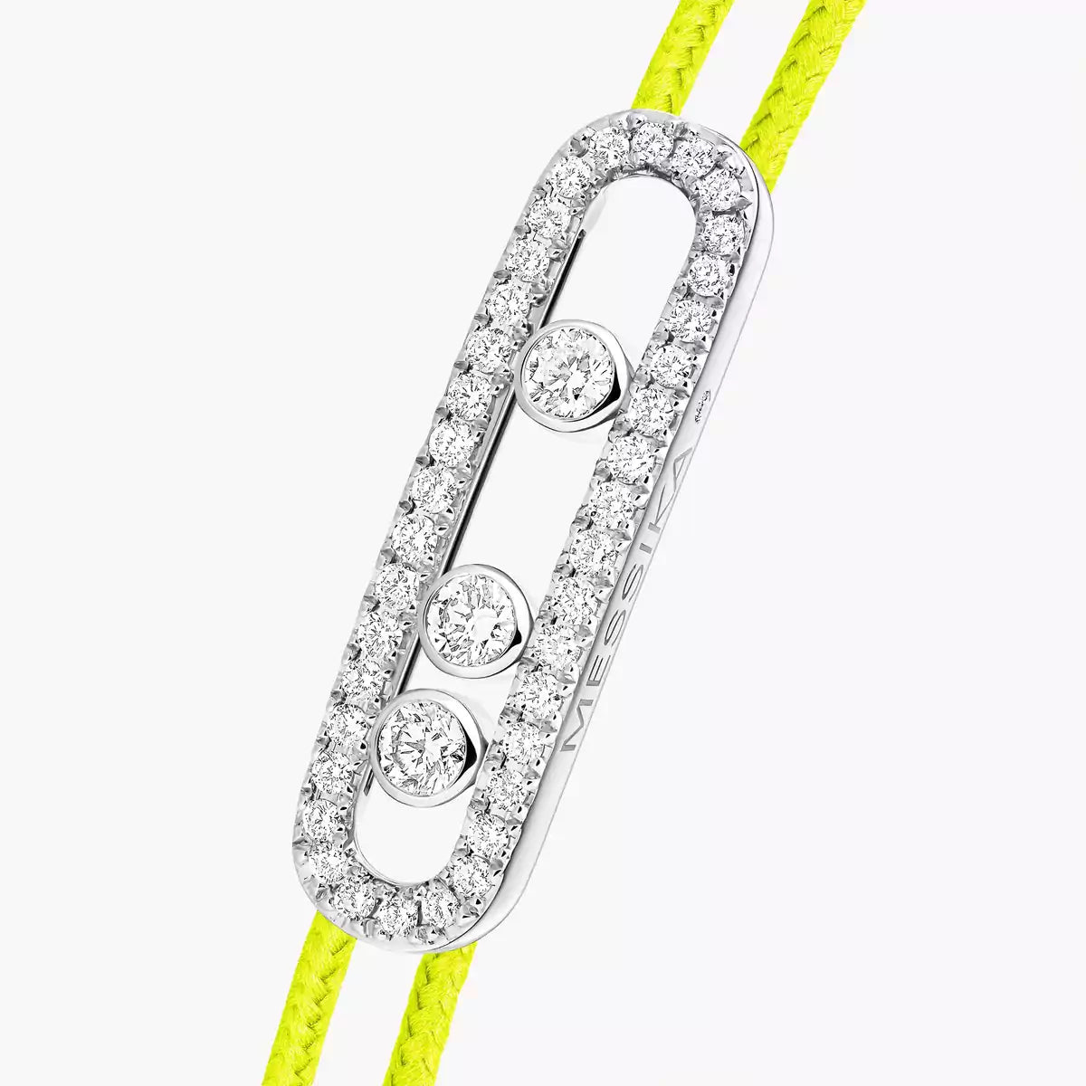 [Polaidi Jewelry]Messika Care(s) pink cord pav¨¦ bracelet
