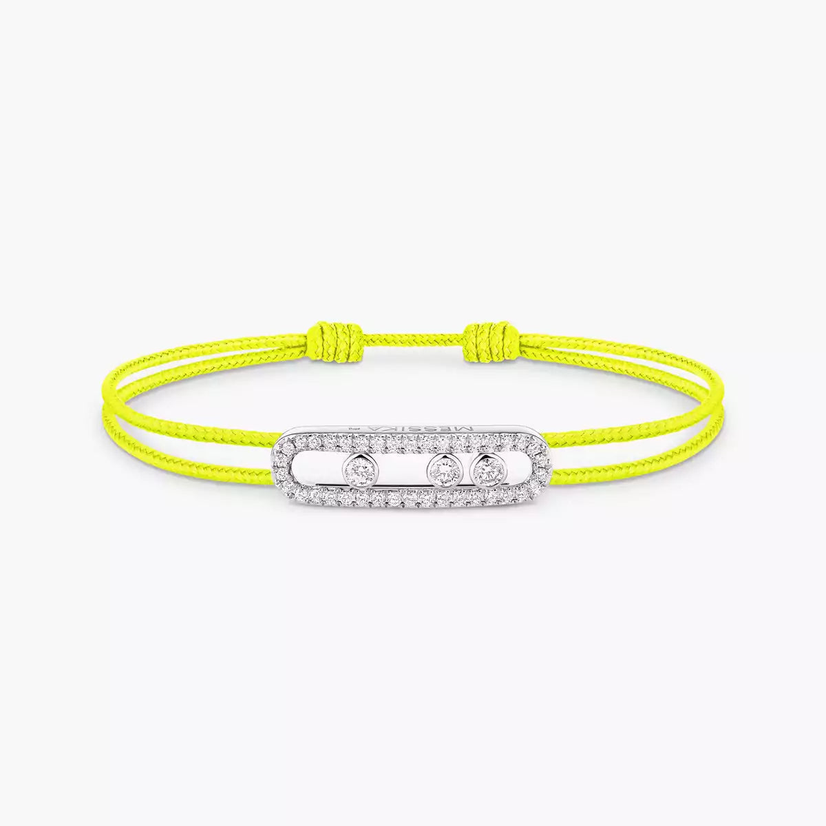 [Polaidi Jewelry]Messika Care(s) pink cord pav¨¦ bracelet