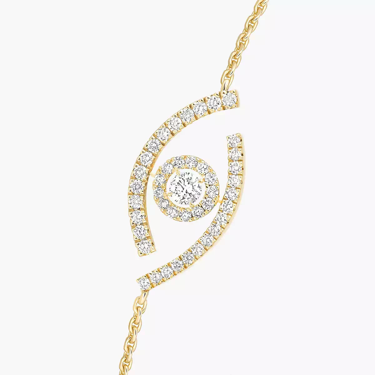 [Polaidi Jewelry]Lucky Eye Pave-Set Diamond Bracelet