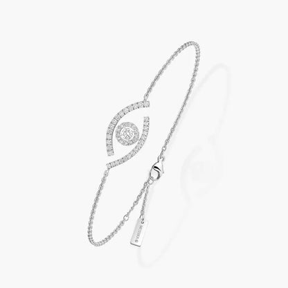 [Polaidi Jewelry]Lucky Eye Pave-Set Diamond Bracelet