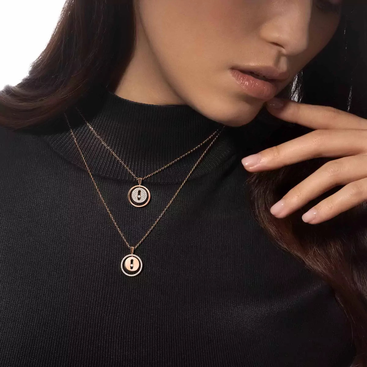 [Polaidi Jewelry] Lucky Move Diamond Necklace