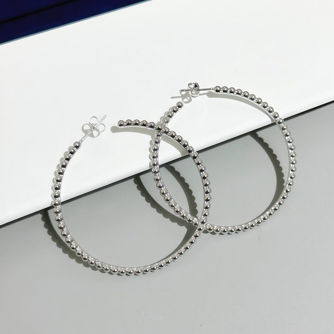 [Polaidi Jewelry] SMOOTH BEAD STUD EARRINGS