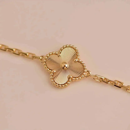 [：Polaidi Jewelry]クローバー5フラワーレーザーブレスレット