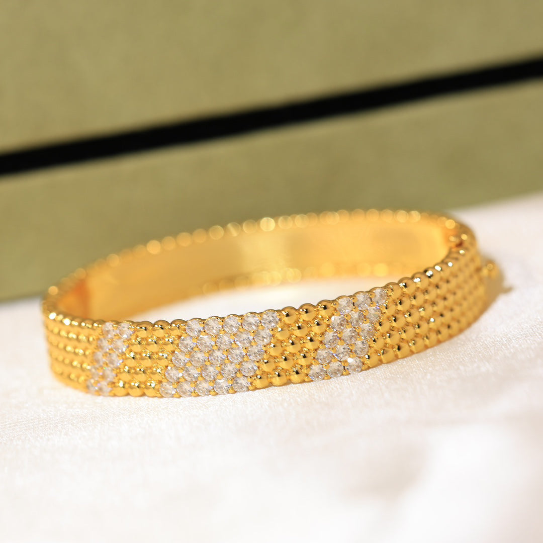[Polaidi Jewelry]  FIVE-ROW DIAMOND BRACELET