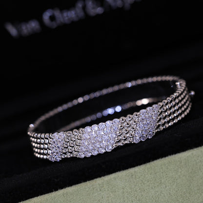 [Polaidi Jewelry]  FIVE-ROW DIAMOND BRACELET