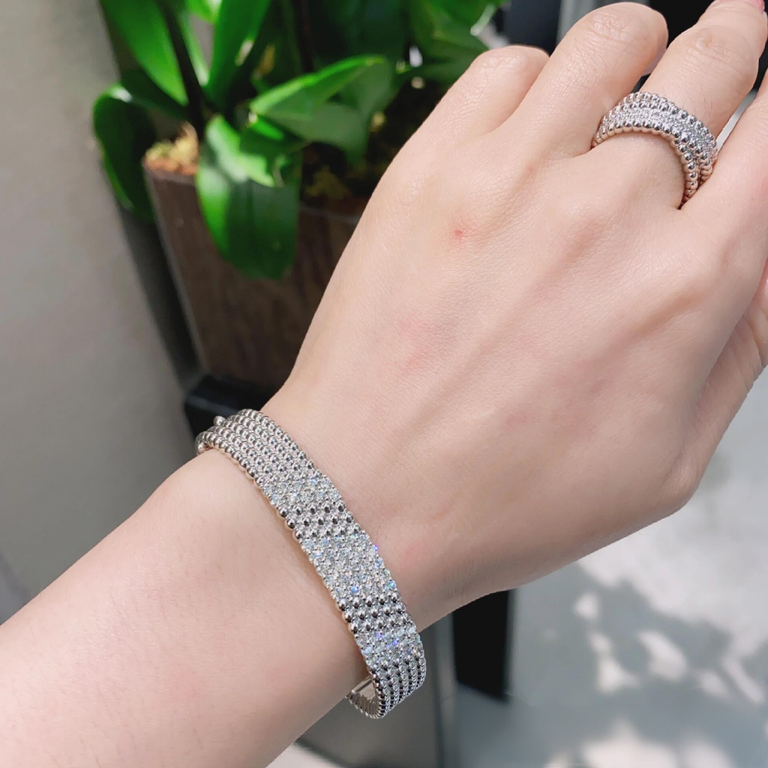 [Polaidi Jewelry]  FIVE-ROW DIAMOND BRACELET