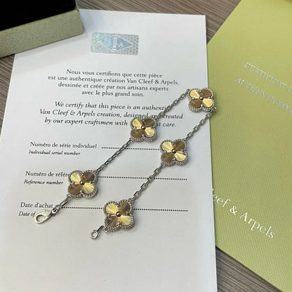 [Polaidi Jewelry] CLOVER 5 MOTIF LASER BRACELET COLLECTION