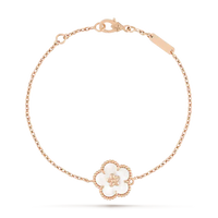 [Polaidi Jewelry ]LUCKY WHITE MOP PLUM BLOSSOM  BRACELET