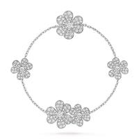 [Polaidi Jewelry ]FRIVOLE SILVER 5 FLOWERS BRACELET