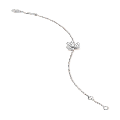 [：Polaidi Jewelry]FRIVOLE SILVER FLOWER DIAMOND BRACELET