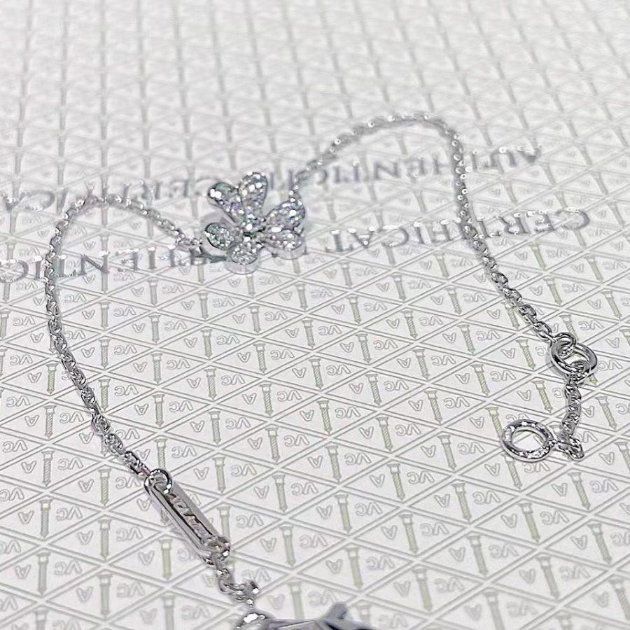 [：Polaidi Jewelry]FRIVOLE SILVER FLOWER DIAMOND BRACELET