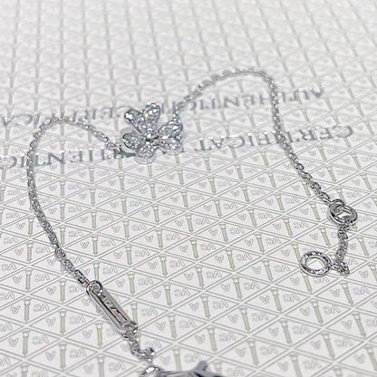 [：Polaidi Jewelry]FRIVOLE SILVER FLOWER DIAMOND BRACELET