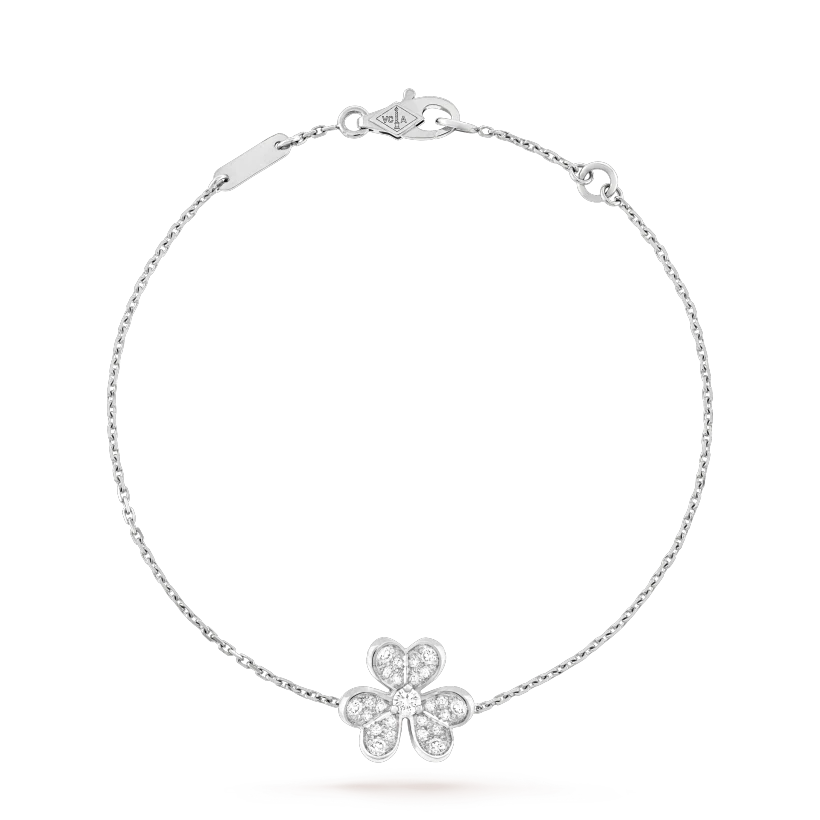 [：Polaidi Jewelry]FRIVOLE SILVER FLOWER DIAMOND BRACELET