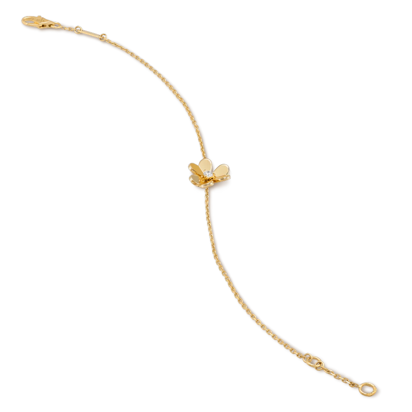 [：Polaidi Jewelry]FRIVOLE GOLD FLOWER BRACELET