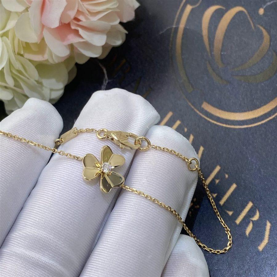 [：Polaidi Jewelry]FRIVOLE GOLD FLOWER BRACELET
