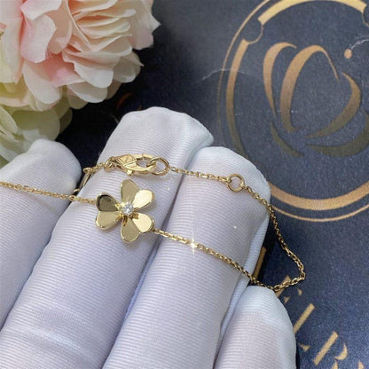 [：Polaidi Jewelry]FRIVOLE GOLD FLOWER BRACELET