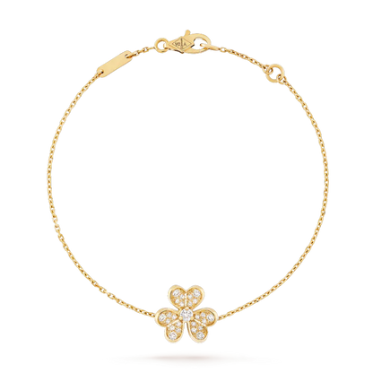 [：Polaidi Jewelry]フリヴォル ゴールドフラワー ダイヤモンド ブレスレット