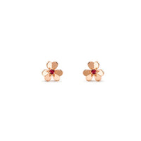 [Polaidi Jewelry ]FRIVOLE  FLOWER PINK EARRINGS