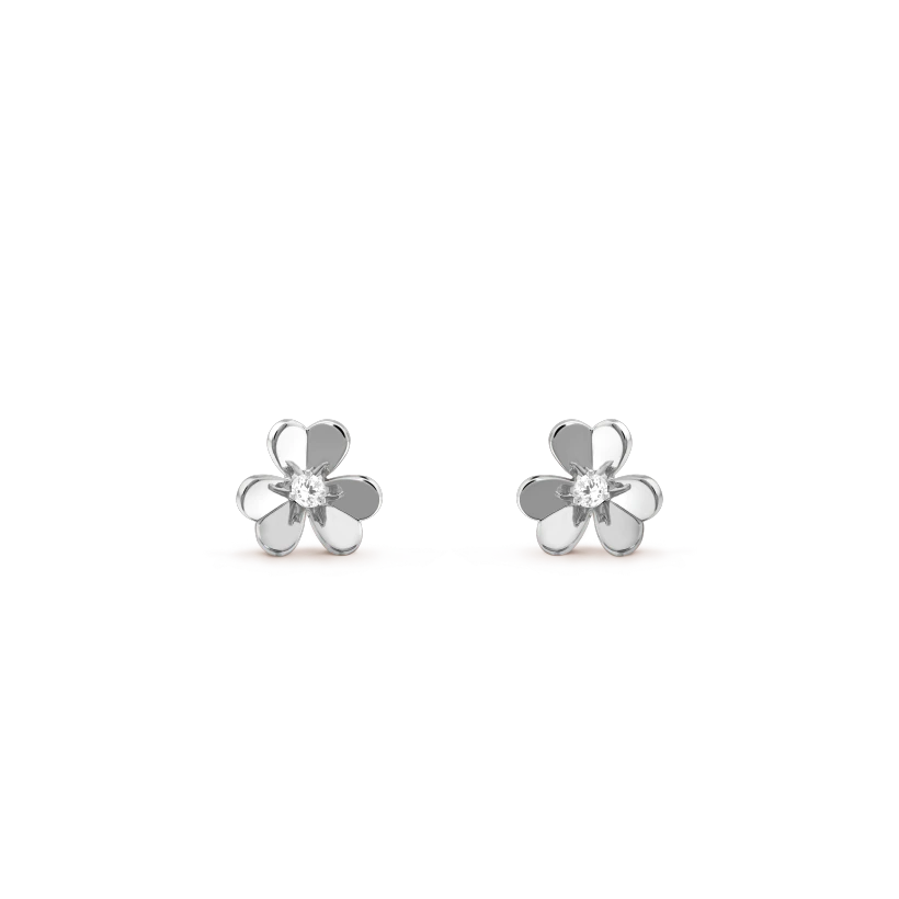 [：Polaidi Jewelry]FRIVOLE MINI SILVER FLOWER EARRINGS