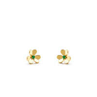 [Polaidi Jewelry ]FRIVOLE  FLOWER MALACHITE EARRINGS