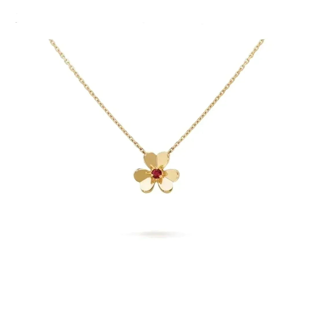 [：Polaidi Jewelry]FRIVOLE GOLD FLOWER NECKLACE
